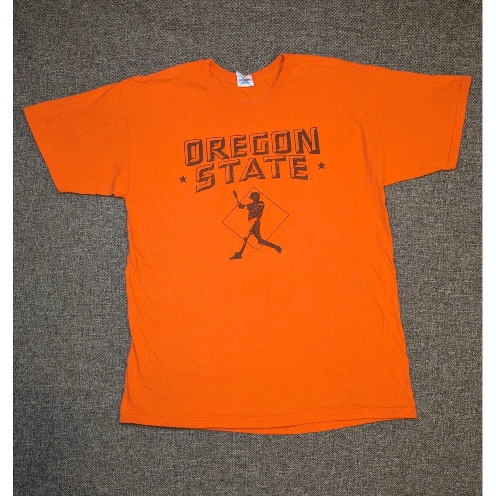 Vintage Oregon State University Beavers Baseball T Shirt Short Sleeve Mens Large